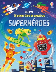 Pegatinas superhéroes Usborne