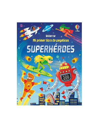 Pegatinas superhéroes Usborne