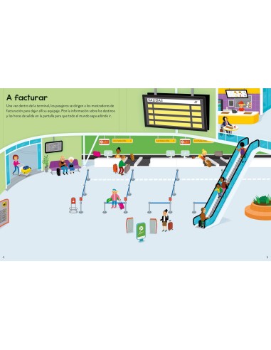 Pegatinas un aeropuerto Usborne