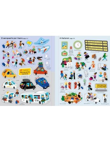 Pegatinas un aeropuerto Usborne