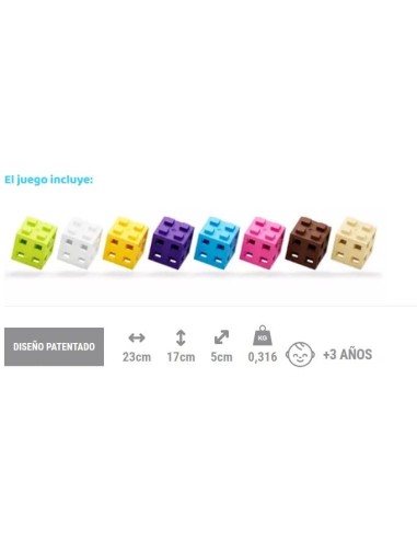 Meli cube pastel 50 pcs