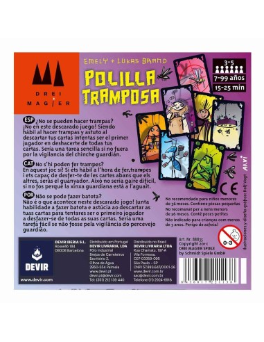 Juego polilla tramposa Devir