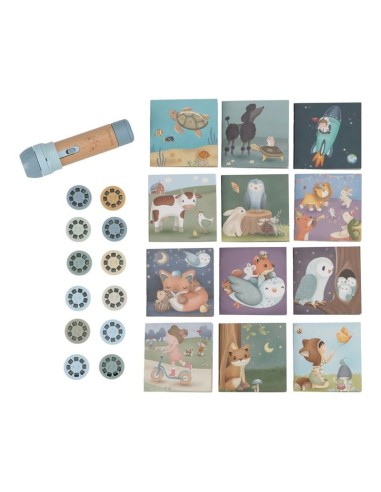 Proyector Linterna Azul  Little Dutch