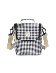 Bolsa comidas térmica I Love Vichy Negro