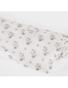 Muselina Botton Flor