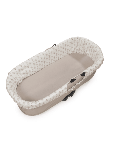 Cubre cuco gomas + Sábana ajustable cuco Botton Flores