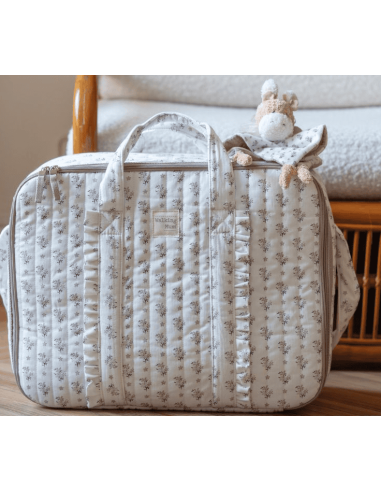 Maleta maternal Botton Flores