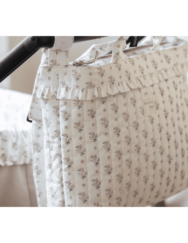 Bolsa Canastilla Botton Flores