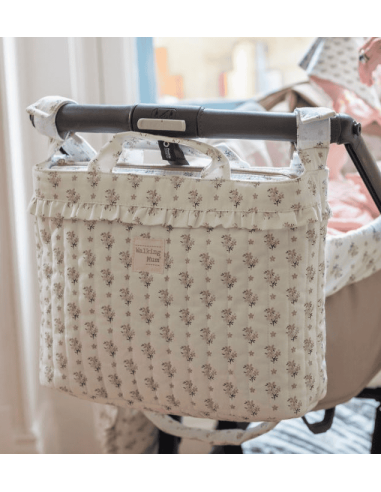 Bolsa Canastilla Botton Flores