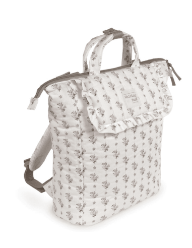 Mochila maternal Botton Flores