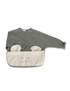 Babero con mangas Topito Poppy Musgo