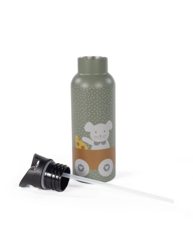 Botella térmica Topito Poppy Musgo