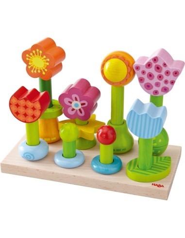 Juego para encajar Jardín de flores Haba