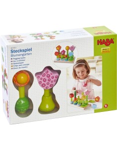 Juego para encajar Jardín de flores Haba