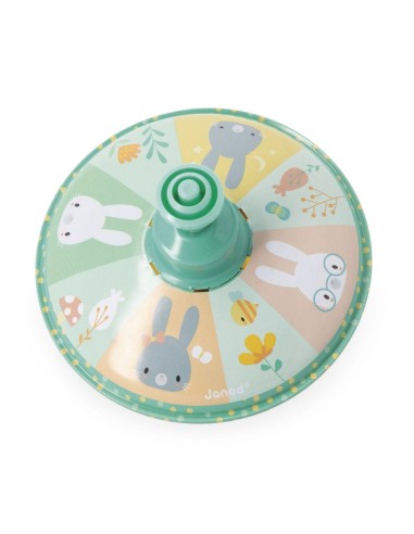 Peonza Metálica Conejos