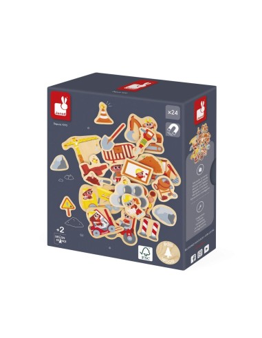 24 imanes Construcción  Janod