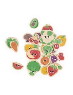 24 imanes Frutas y Verduras  Janod