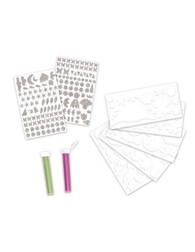 Magic fairies - pegatinas de espuma y arenas fosforescentes Janod