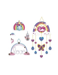 Multiactivi. 6 decoraciones de arcoíris Janod