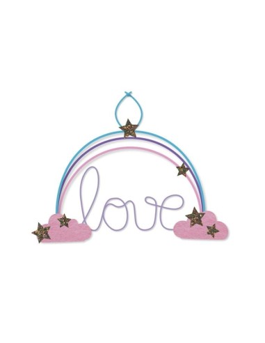 Multiactivi. 6 decoraciones de arcoíris Janod