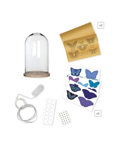 Campana Iluminada Mariposas