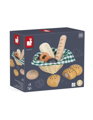 Abuelita alegre - Cesta Panadería  Janod