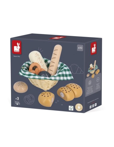 Abuelita alegre - Cesta Panadería  Janod