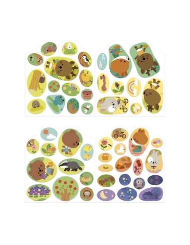 Cuaderno de Pegatinas El Bosque Janod