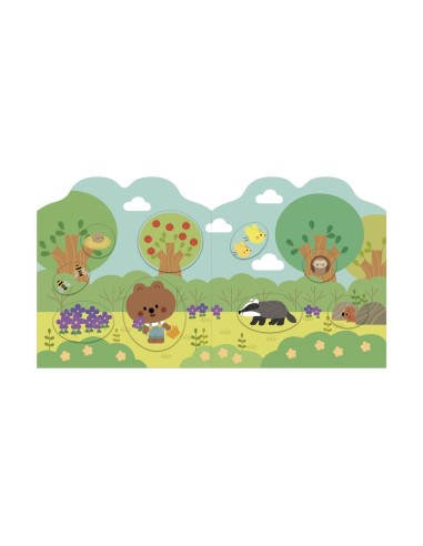 Cuaderno de Pegatinas El Bosque Janod