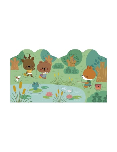 Cuaderno de Pegatinas El Bosque Janod