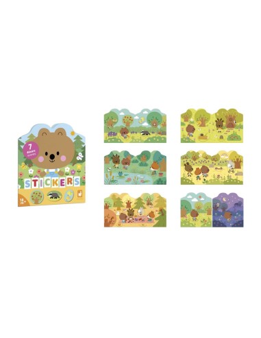 Cuaderno de Pegatinas El Bosque Janod