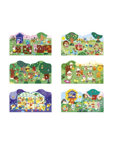 Cuaderno de Pegatinas El Jardin Janod