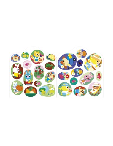 Cuaderno de Pegatinas El Jardin Janod