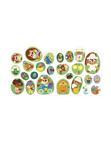 Cuaderno de Pegatinas El Jardin Janod