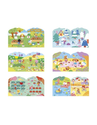 Cuaderno de Pegatinas El Campo Janod