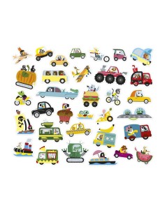 200 Pegatinas Vehiculos Janod 2