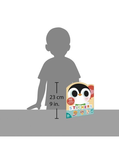 100 Pegatinas Bebes Animales Janod