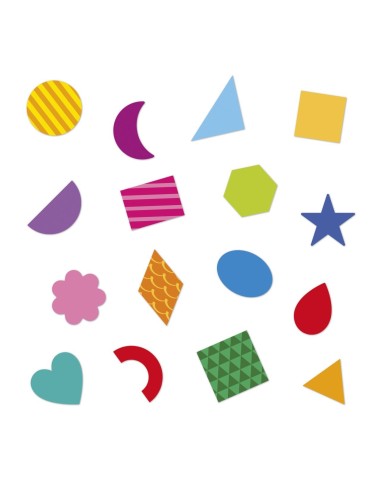 300 Pegatinas Formas Geometricas Janod