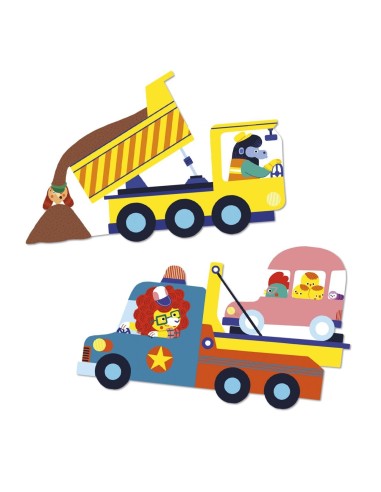 50 Pegatinas Vehiculos Janod