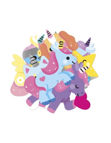 100 Pegatinas Unicornios Janod