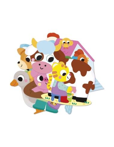 50 Pegatinas Grandes Granja Janod