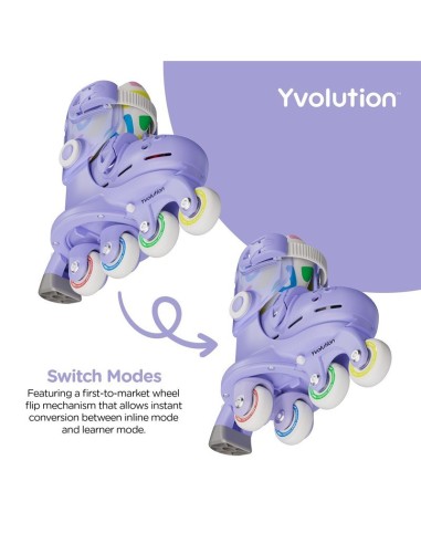 Patines TWISTA Lila T.23-28 Yvolution