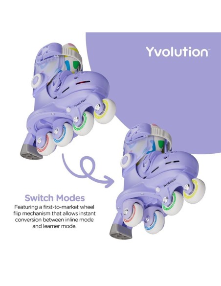 Patines TWISTA Lila T.23-28 Yvolution