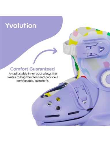 Patines TWISTA Lila T.23-28 Yvolution