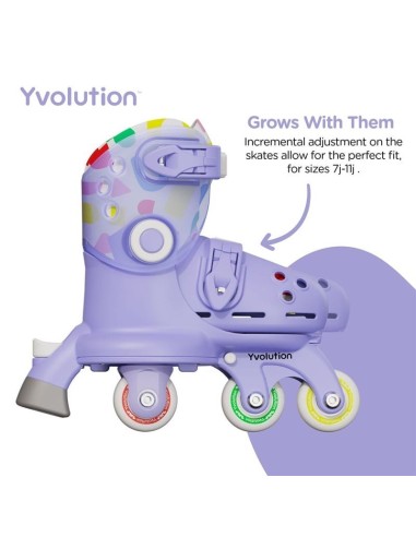 Patines TWISTA Lila T.30-34 Yvolution
