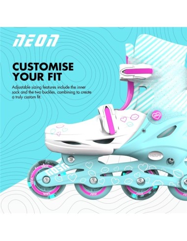 Patines Neón Rosa 34-37