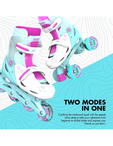 Patines Neón Rosa 34-37