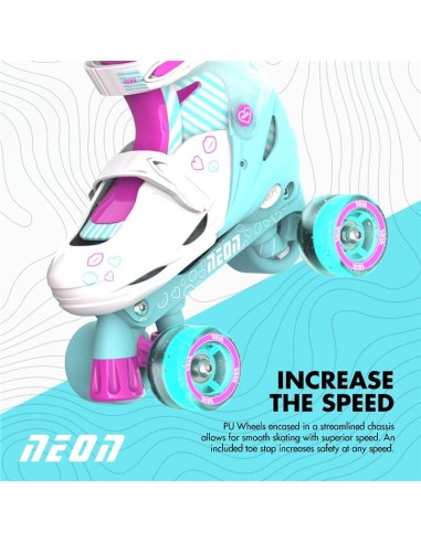 Patines Neón Rosa 34-37