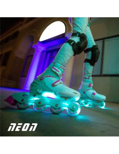 Patines Neón Rosa 34-37
