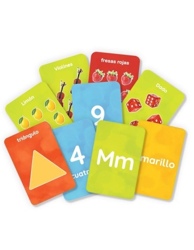 Letras, números, formas y colores